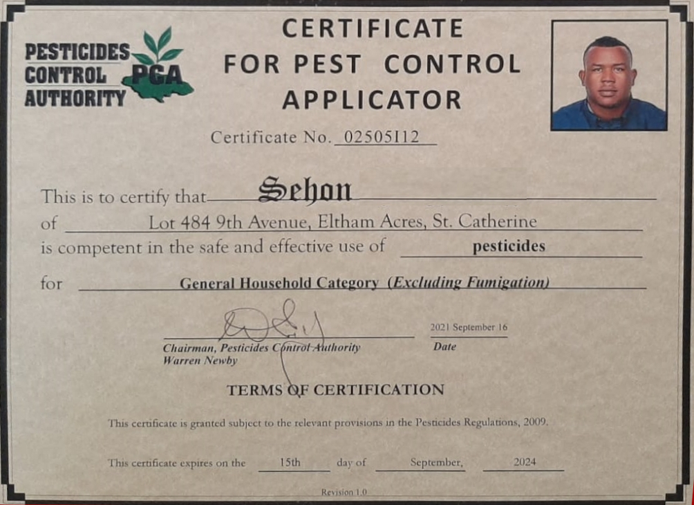 Bugoff licence